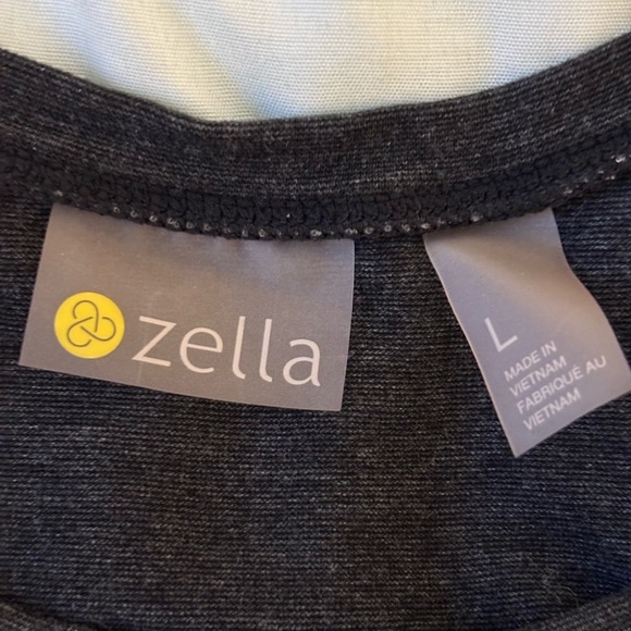 Zella Charcoal Sleeveless Romper - Picture 2 of 7